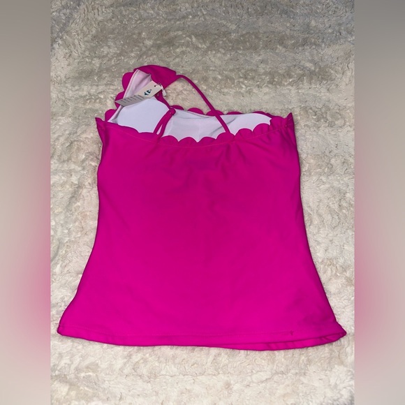 Women’s Beachsissi Swimsuit Top Scalloped New With Tags Size Medium - Picture 5 of 7